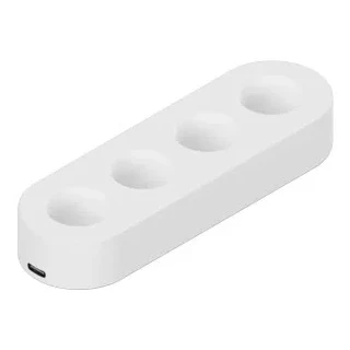 Steckdosenleiste, USB-C-Cabel, Kunststoff, weiße Leiste, 3-fach Steckdosenleiste