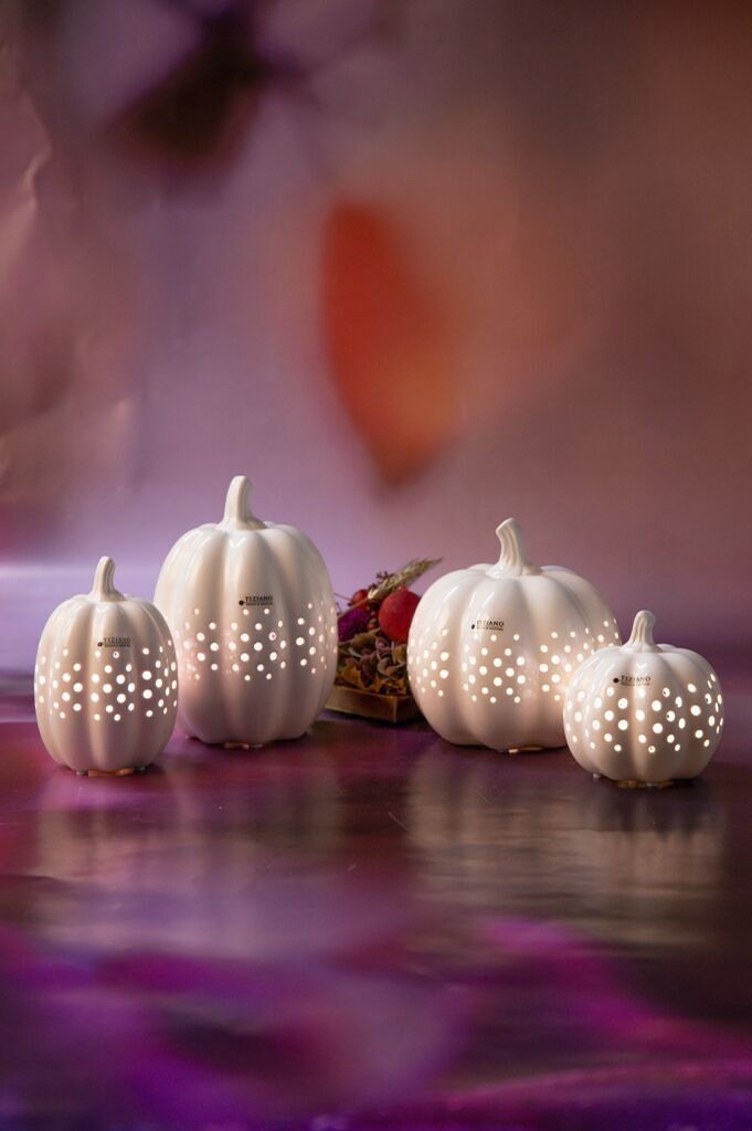 Kürbis Pastazo hoch 19cm LED