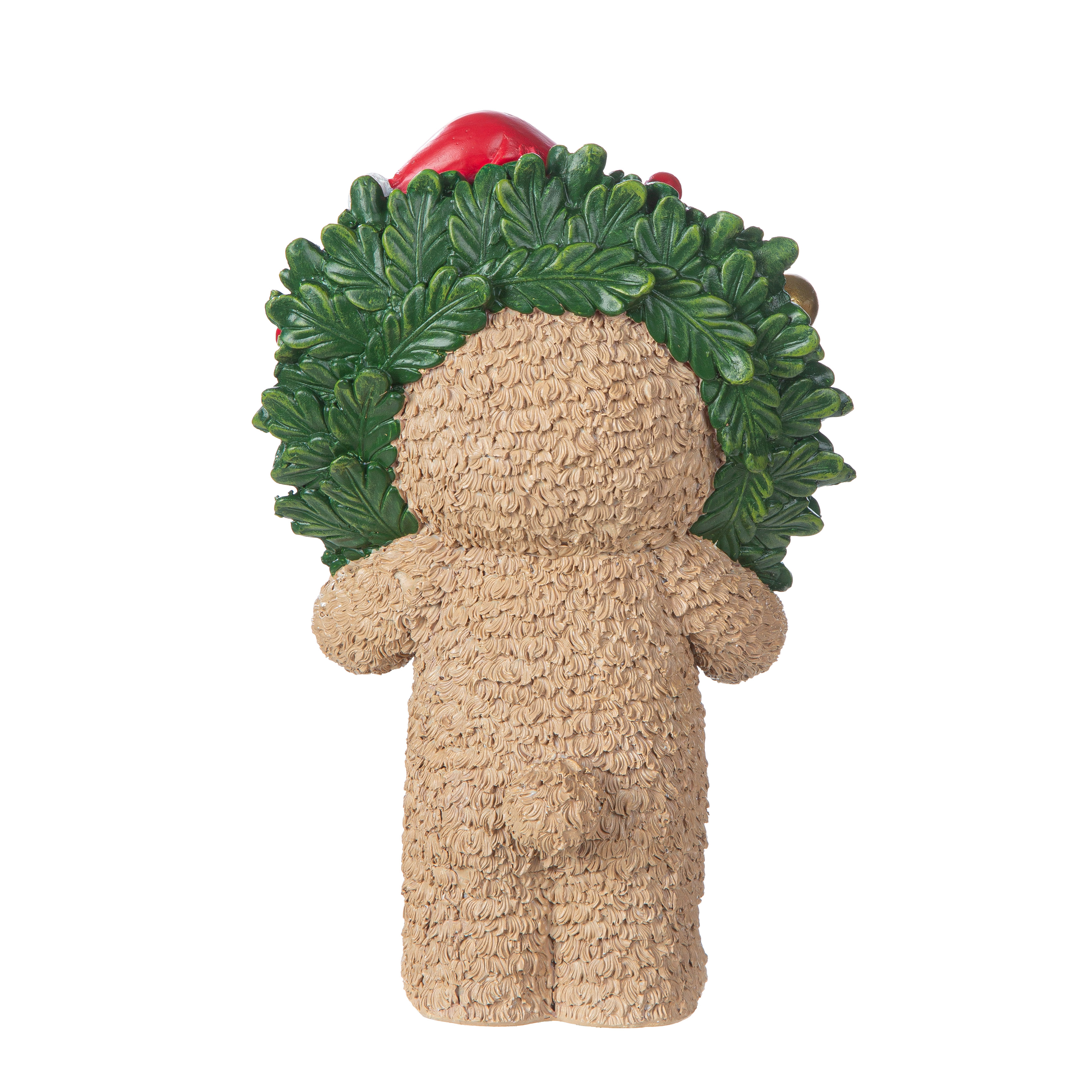 Deko Figur YulebÀr Kranzmotiv 20cm ...