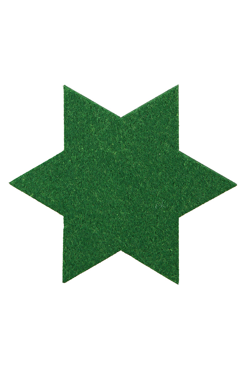 Untersetzer Stern grün 6 Stück Grün, Sternsymbol, Symbol, Blatt, Pflanze