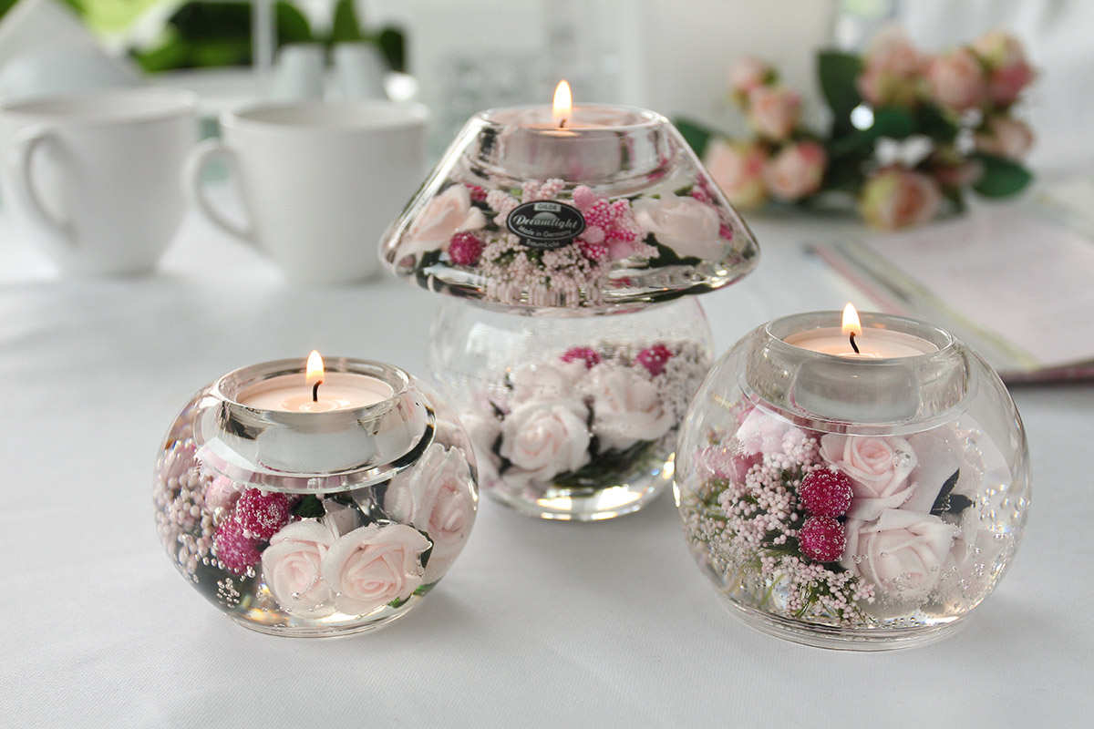 Dreamlight Teelichtleuchter Mercury Smart - Little Rose