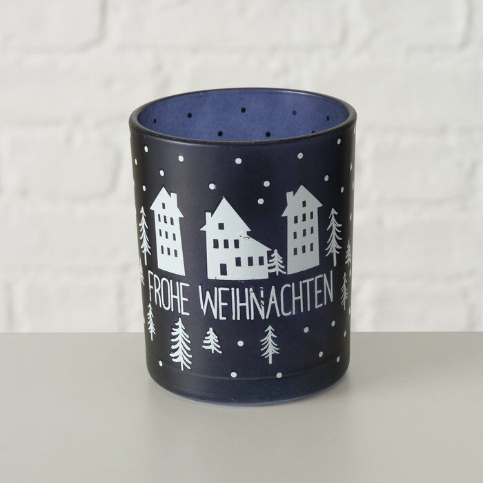 Windlicht Aarhus 8cm blau