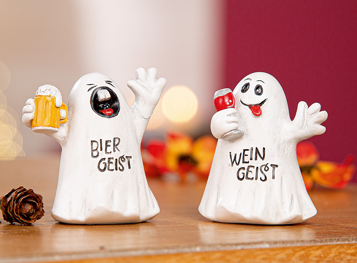 Dekofigur, Geist, Weiß, Bier, Wein
