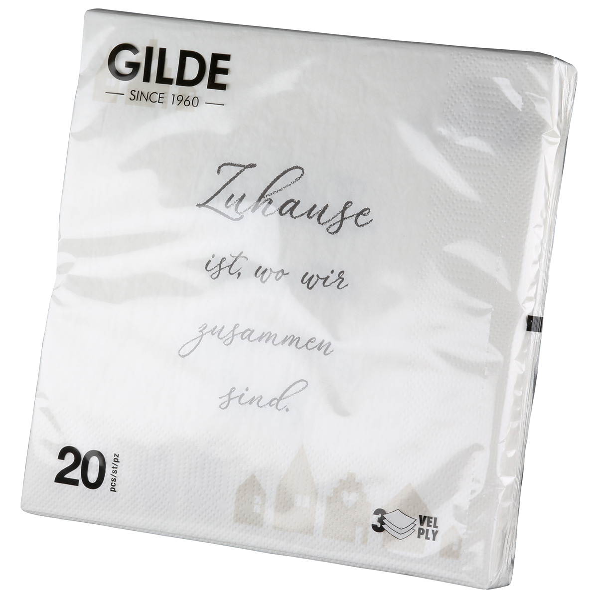 Serviette Sweet Home beige Serviette Sweet Home beige