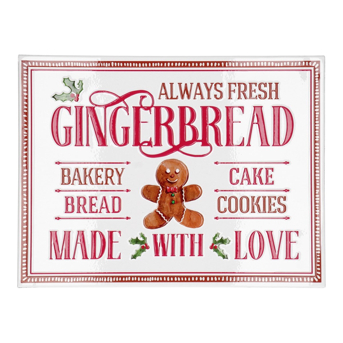 Weihnachts Wandschmuck Gingerbread