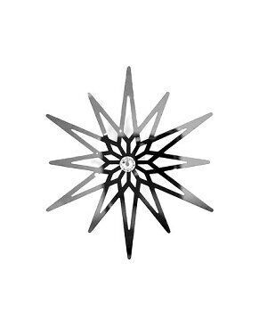 126982_g Dekohänger Kado Stern silber 7cm