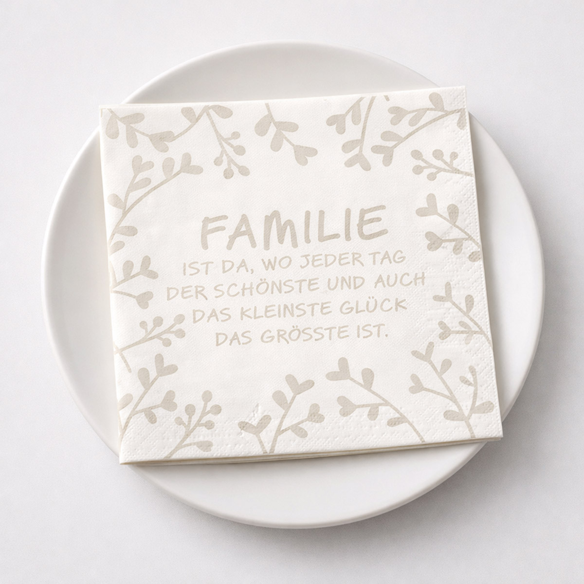 Serviette Familie