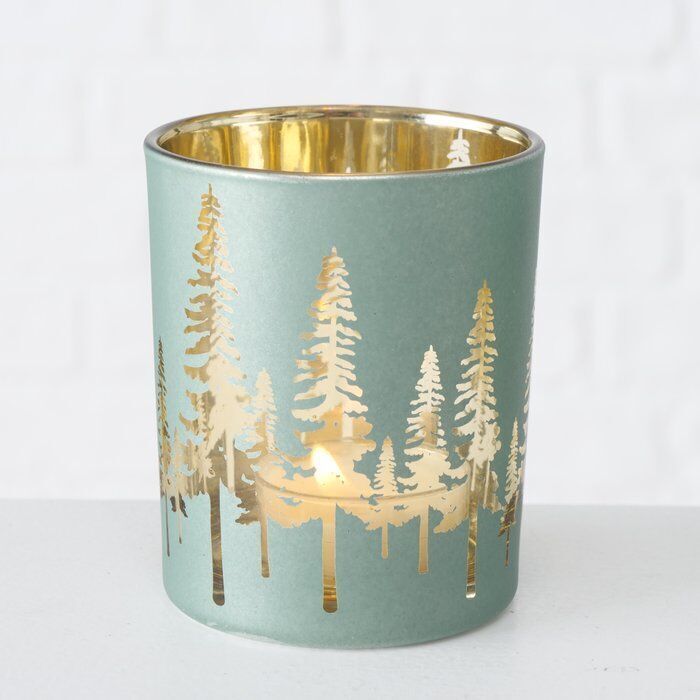 Windlicht Skove 8cm grün Variante 3