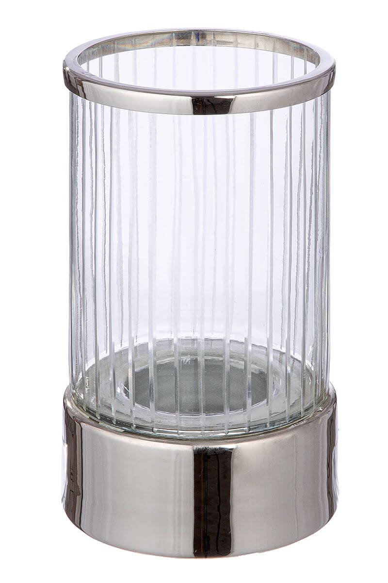 Windlicht Nova Glas/Aluminium 21cm Lampe