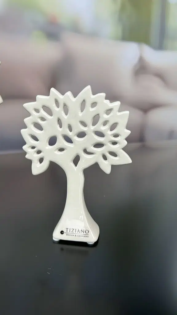 Dekobaum Gavello 30cm cremeweiß Dekobaum Gavello 30cm cremeweiß