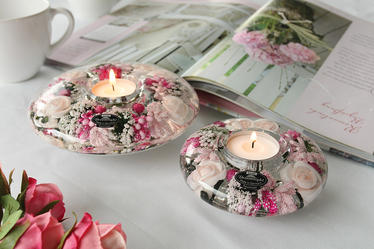 Dreamlight Teelichtleuchter Ufo Mini - Little Rose