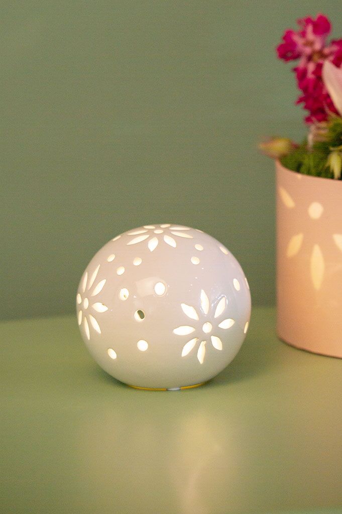 Lichtkugel Tadino 10cm LED creme
