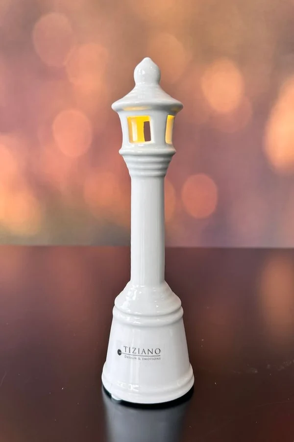 Leuchtturm, Dekofigur, Miniatur, Porzellan, TIZIANO