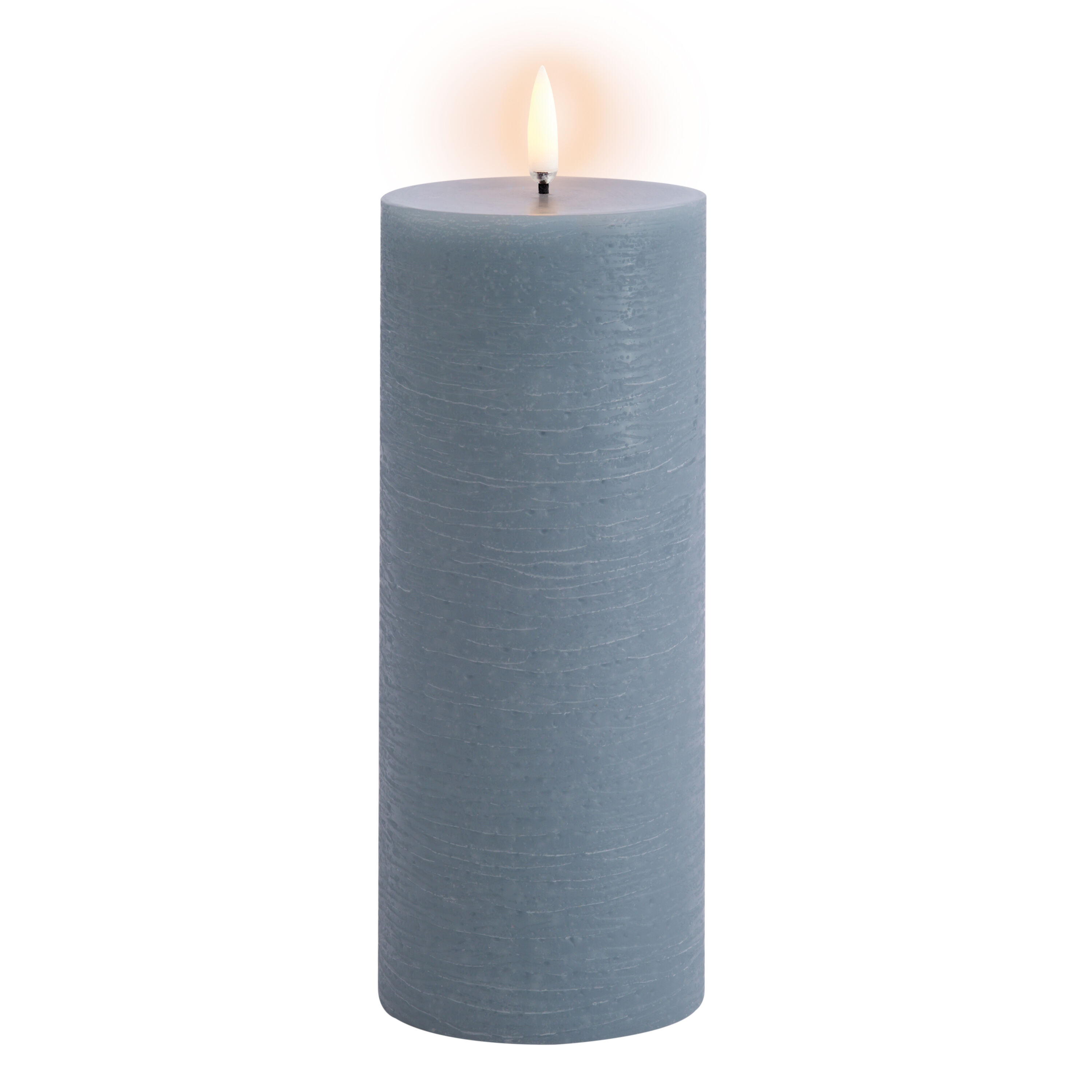 Uyuni-UL-PI-HB-C78020-Coloured-Pillar-Candles-large Uyuni LED Stumpenkerze 7,8x20cm rustic hazy blue