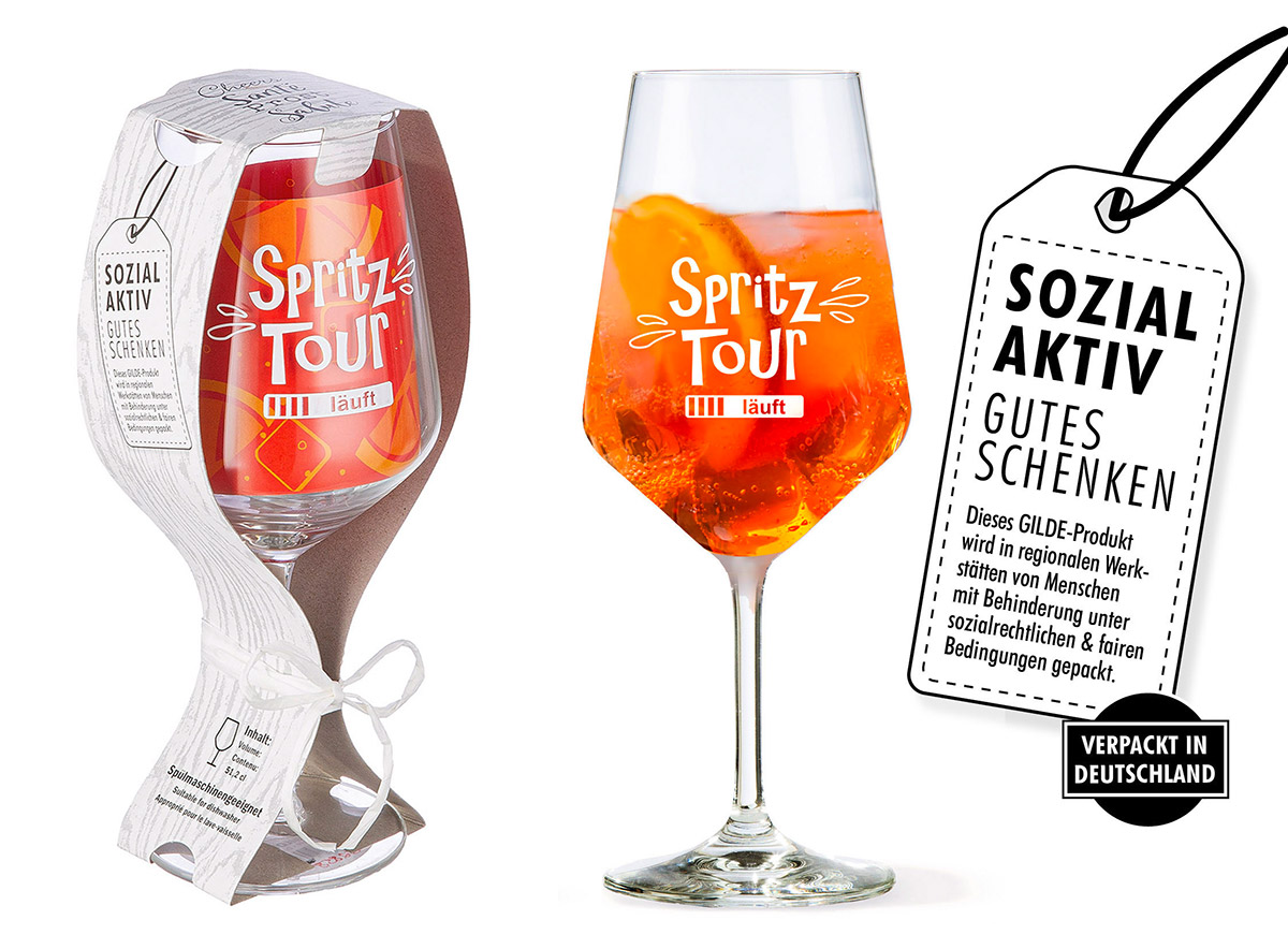 Weinglas "Spritztour"