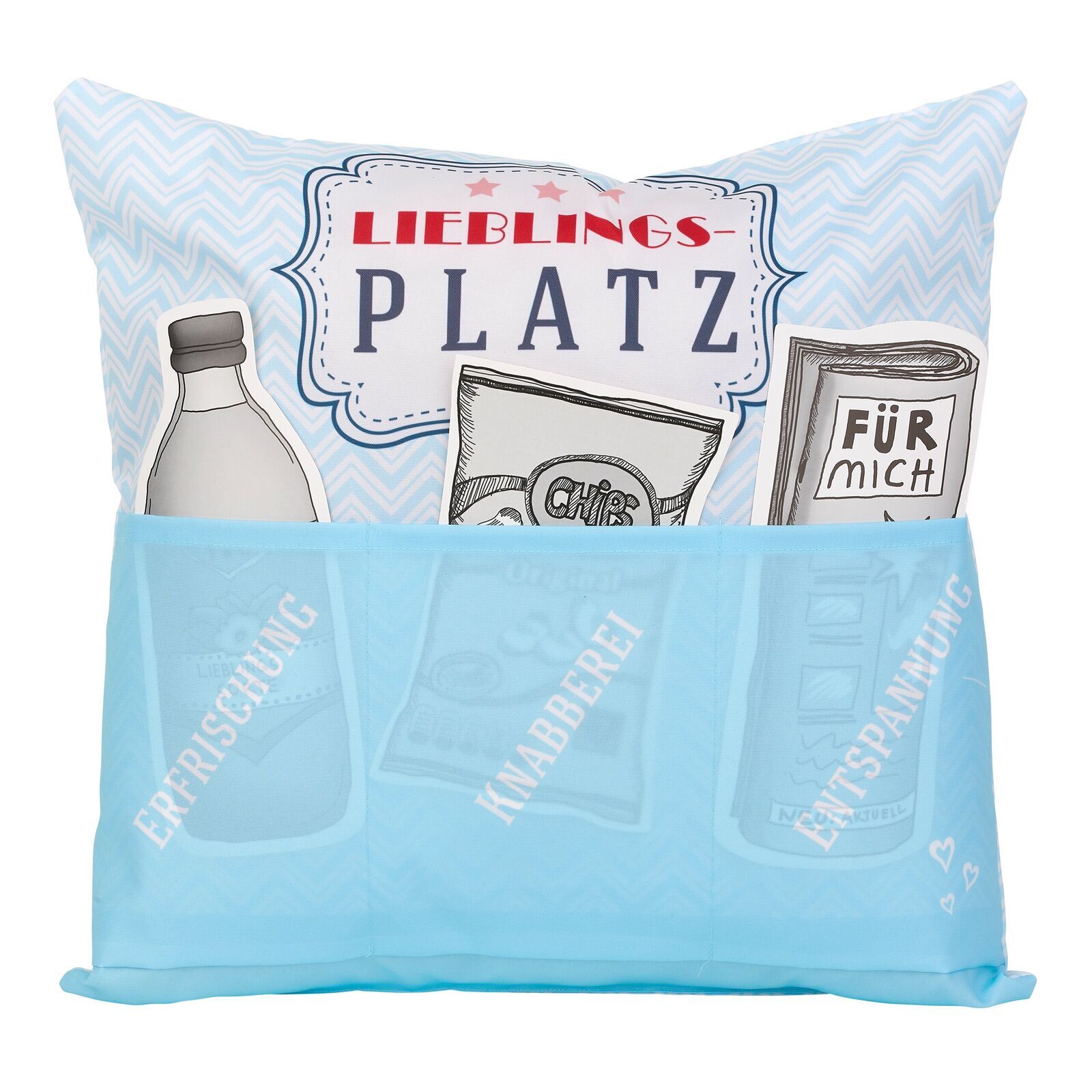 8757 Outdoor Kissen mit Taschen - Lieblingsplatz