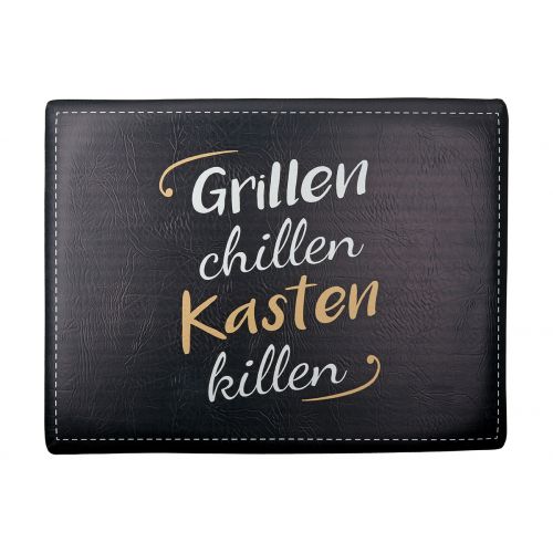 Sitzpolster "Grillen" schwarz Zubehor, Tafel, Geldbörse