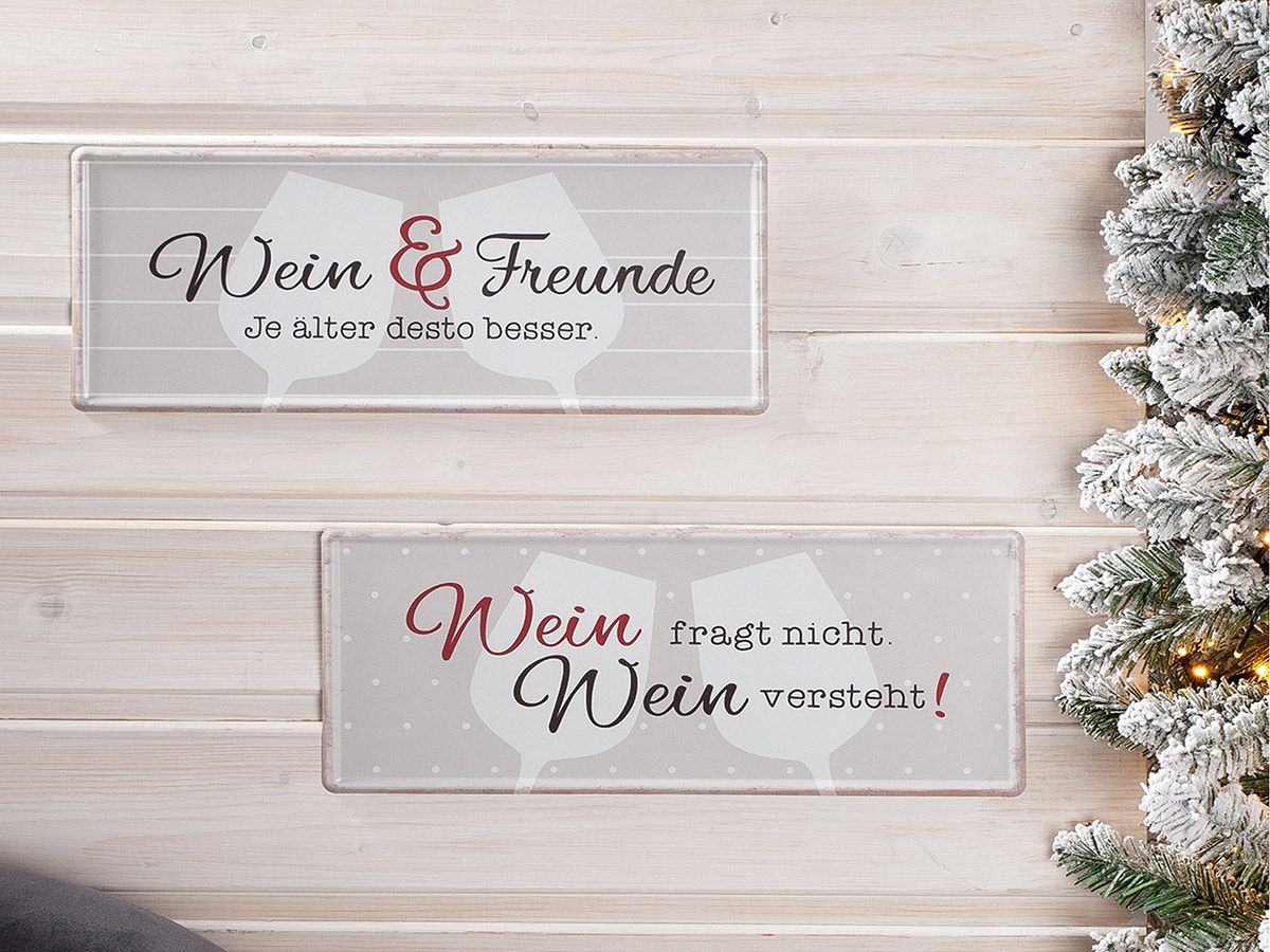 Deko Schild Weinfest Variante 1 Weihnachten, Weihnachtsdekorationen, Festival, Text