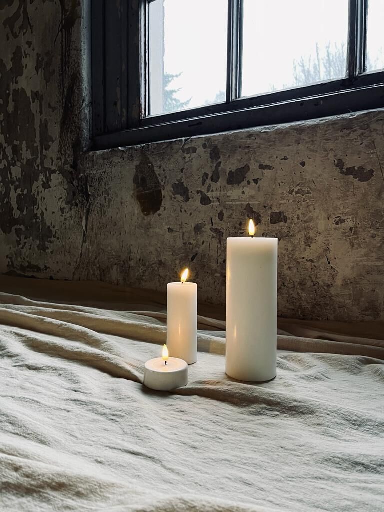 Teelicht LED weiß 2 Stück