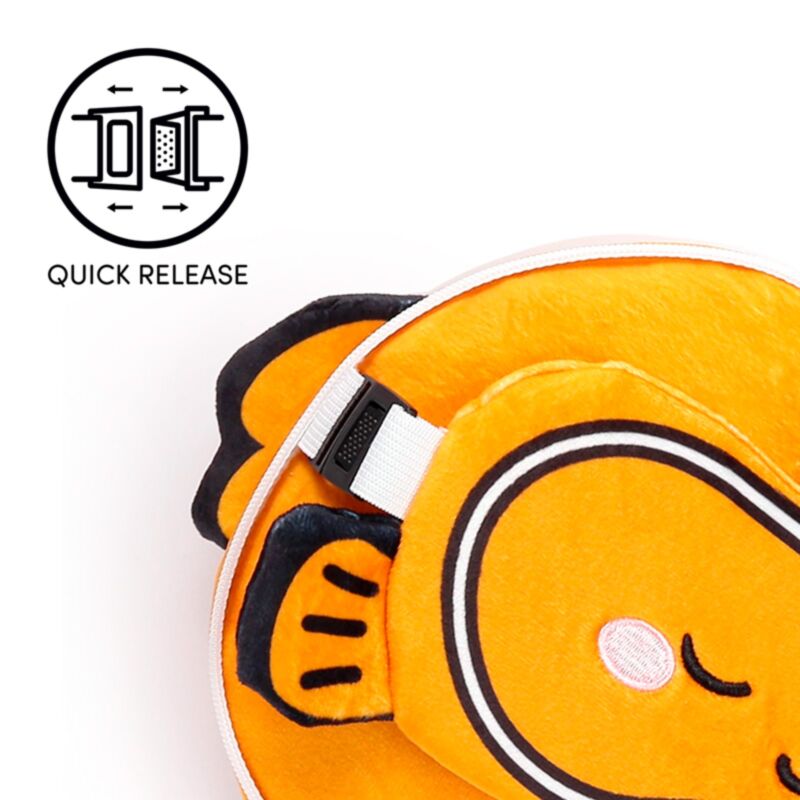 Relaxeazzz Adoramals Finley the Clownfish Plüsch Reisekissen & Schlafmaske Relaxeazzz Adoramals Finley the Clownfish Plüsch Reisekissen & Schlafmaske