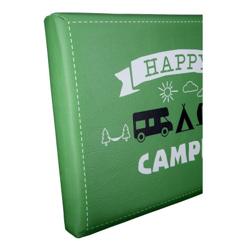Sitzpolster Happy Camper grün Sitzpolster Happy Camper grün