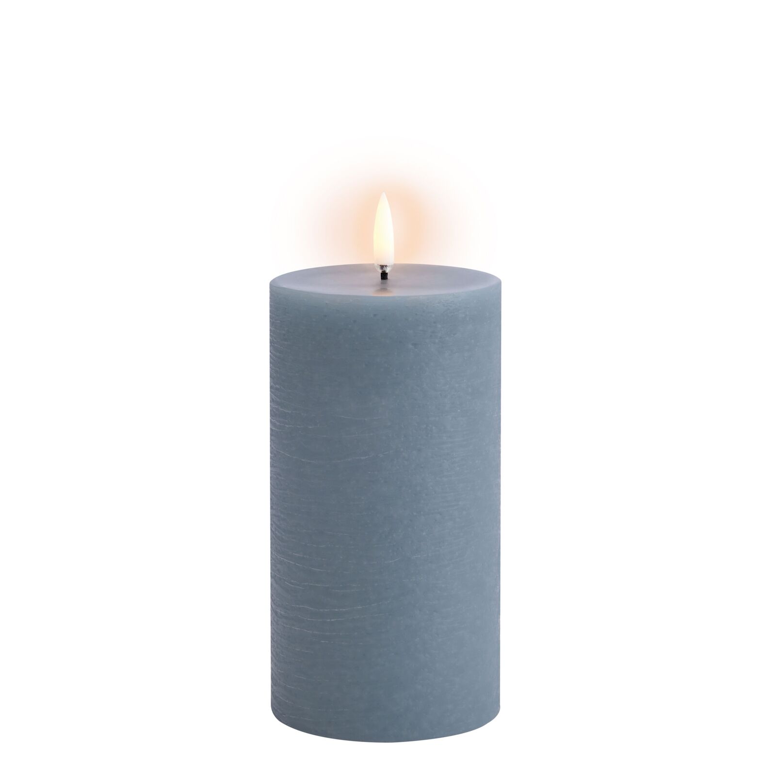 Uyuni-UL-PI-HB-C78015-Coloured-Pillar-Candles-large Uyuni LED Stumpenkerze 7,8x15cm rustic hazy blue