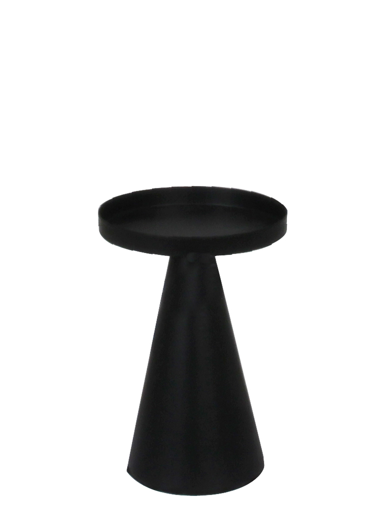 Kerzenhalter Ponto schwarz 13cm