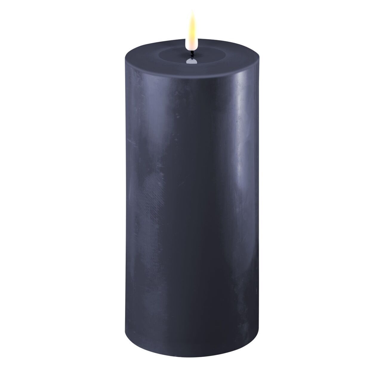 2021-RF-0357 Stumpenkerze LED königsblau 10 x 20cm