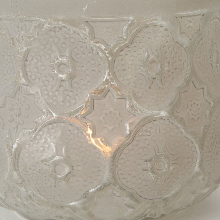 Windlicht Tunis 9cm beige