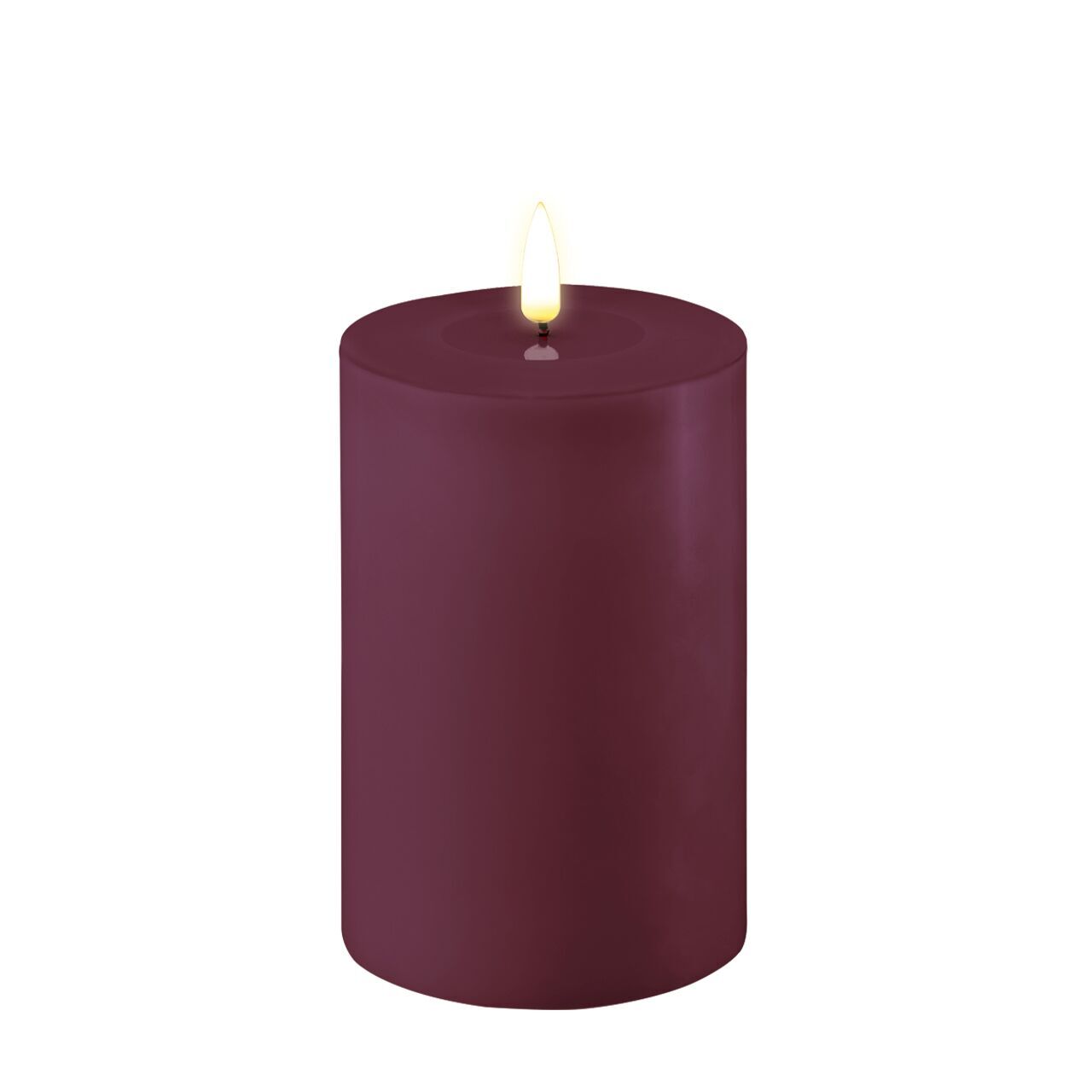 RF-0398 Stumpenkerze LED Violett 10 x 15cm