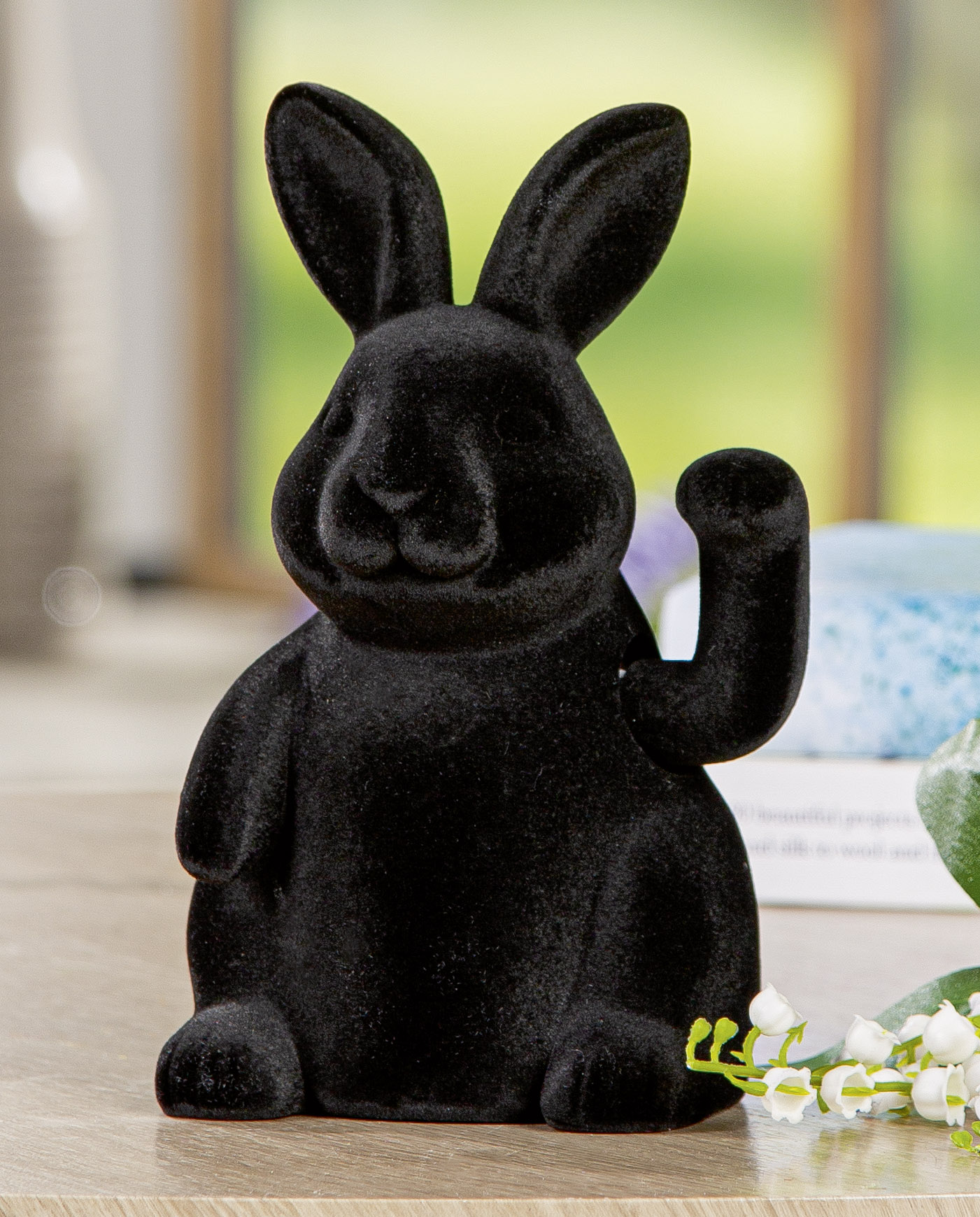 Winkehase schwarz 19cm Winkehase schwarz 19cm