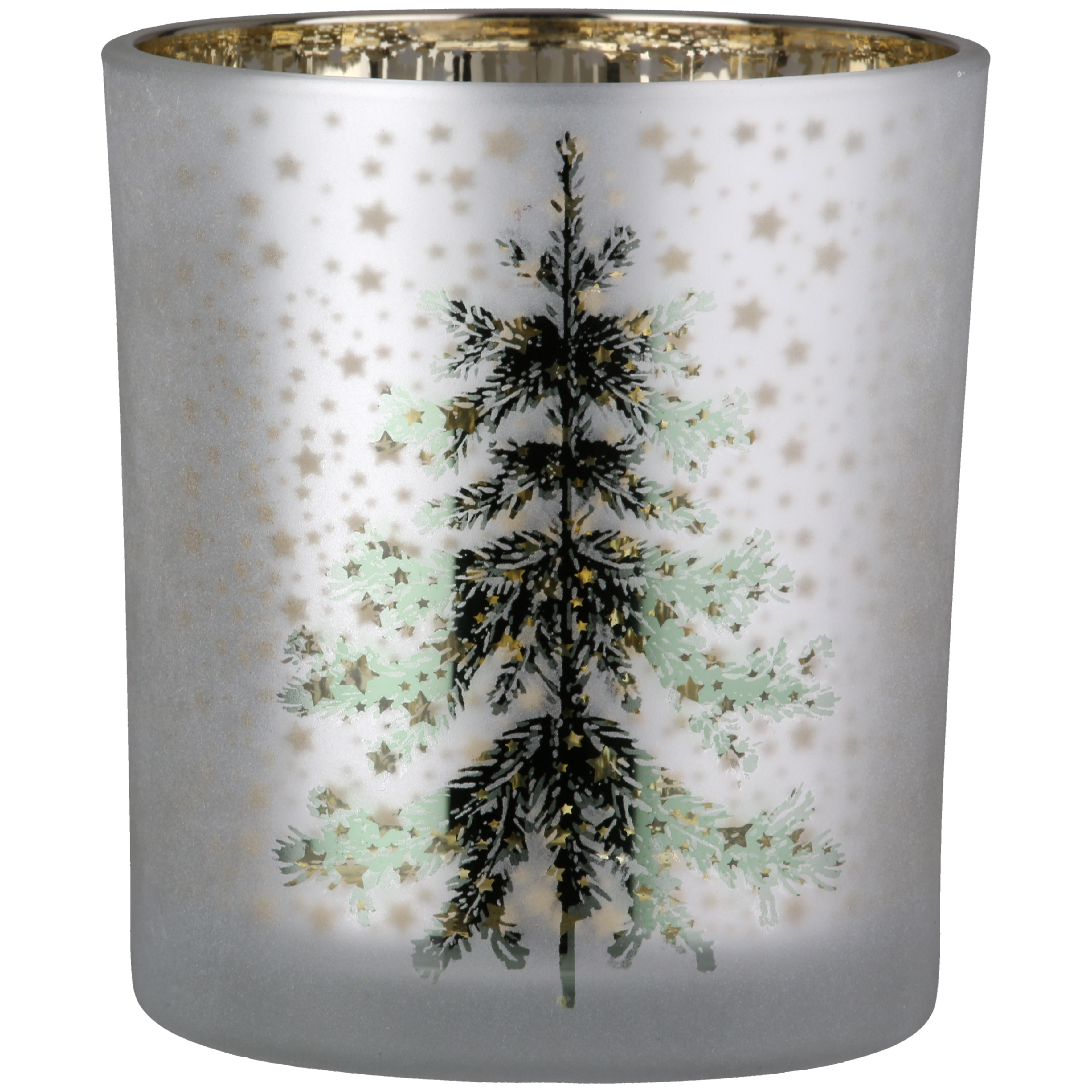 Windlicht Tanne weiß 10cm Töpferei, Weihnachten, Weihnachtsdekorationen, Festival