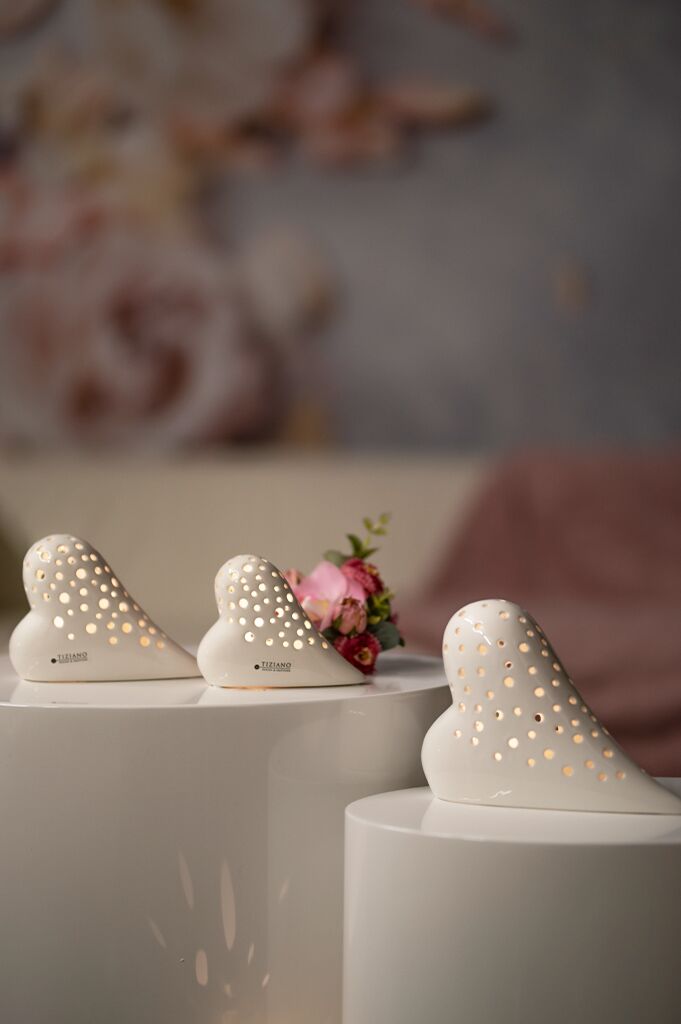 belvina-kollektion-liegend-led-weiss-creme Herz Belvina 16cm LED creme