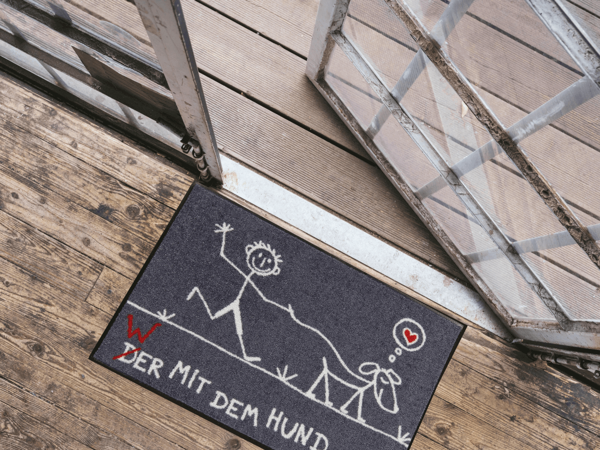 Wohnmatte Go Gassi Go