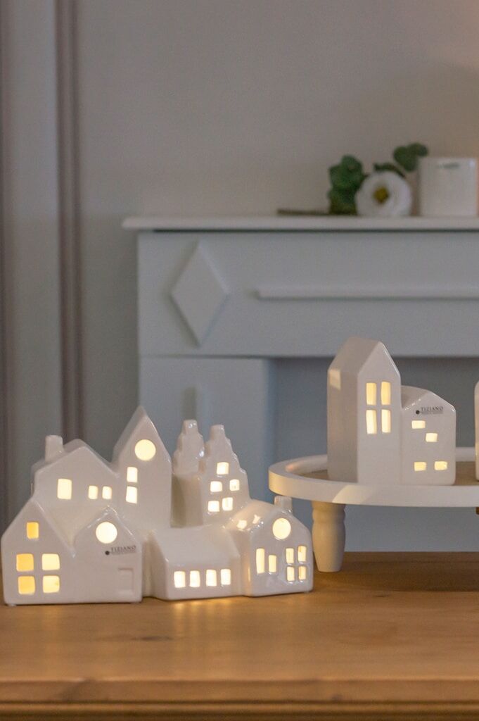 dorf-mezzano-led-haeuser2-7xEX4IsN8qvvBi Dorf Mezzano 2 Häuser LED cremeweiß