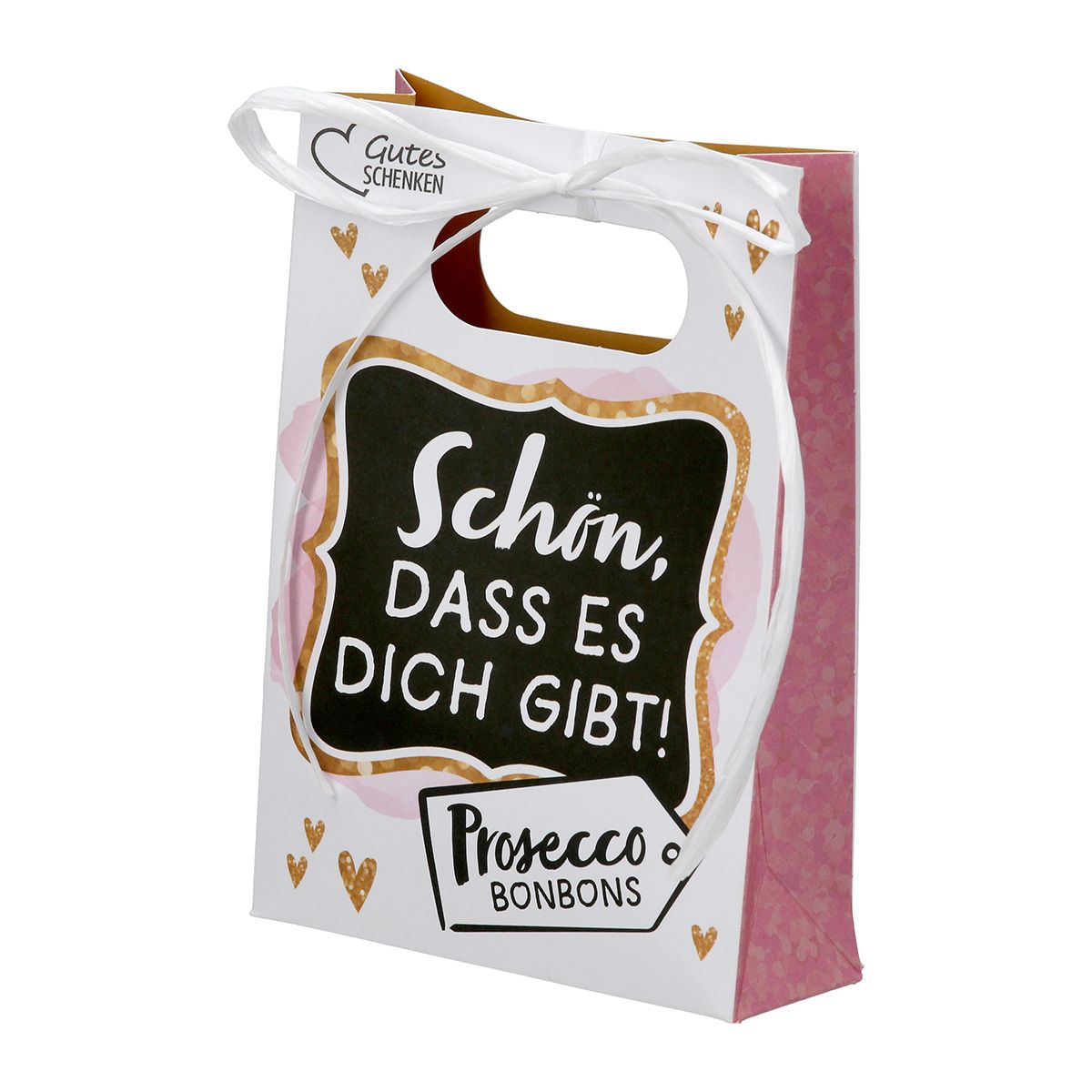 Prosecco Bonbons im Geschenktütchen "Schön" Tasche, Einkaufstasche