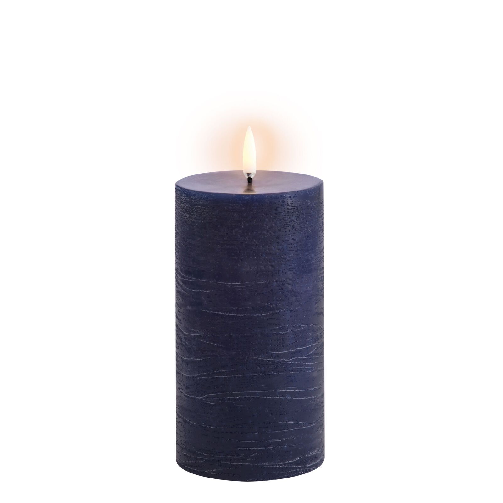 Uyuni-UL-PI-DB-C78015-Coloured-Pillar-Candles-large Uyuni LED Stumpenkerze 7,8x15cm rustic dark blue