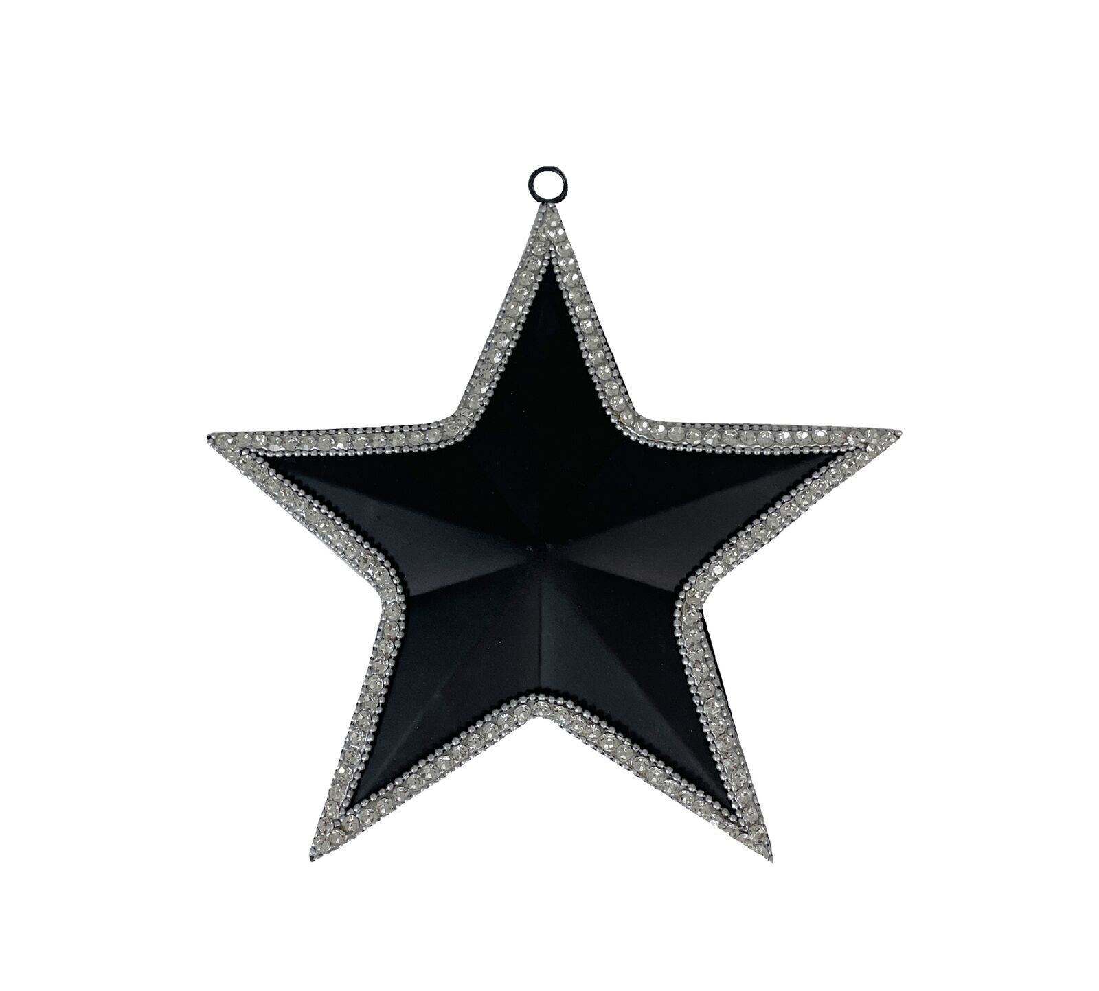 1197031413 Dekohänger Tamin Stern schwarz 16cm