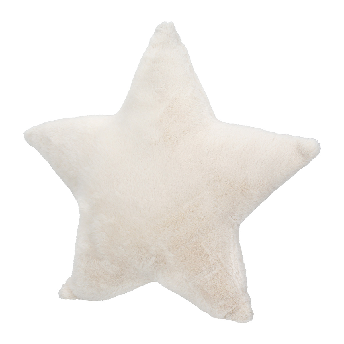 Kissen Stern Plüsch creme 45cm Kissen Stern Plüsch creme 45cm