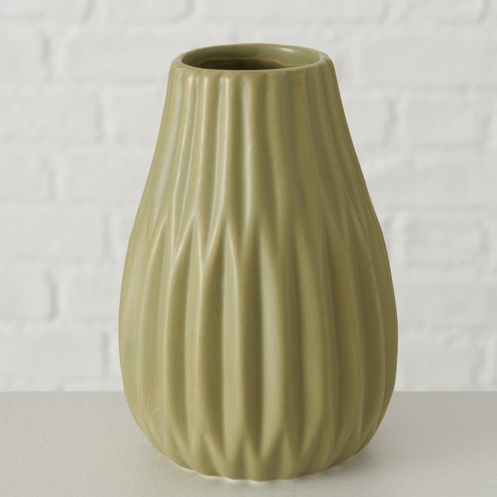 Vase Wilma 14cm grün Keramik