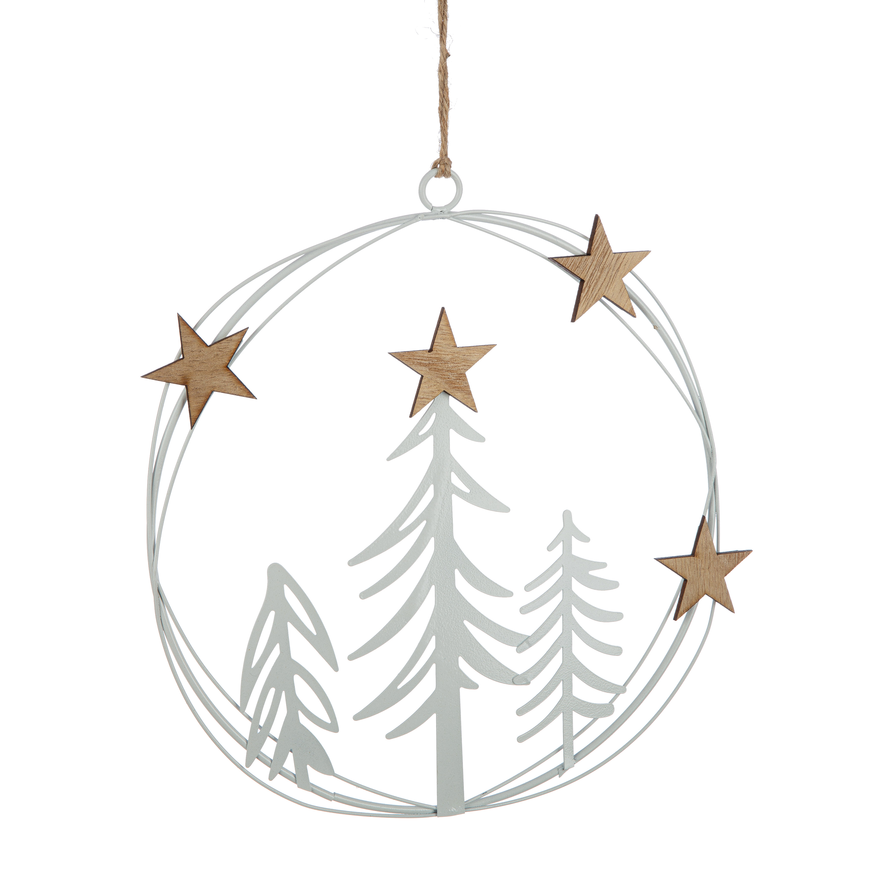 Deko Hänger "White Forest" Sternsymbol, Symbol, Kronleuchter, Lampe