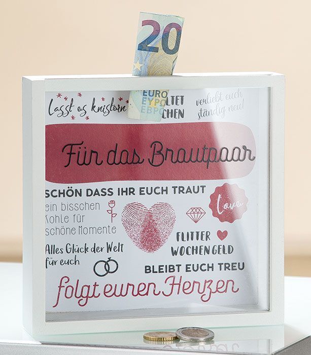43456_2 Spardose Für das Brautpaar