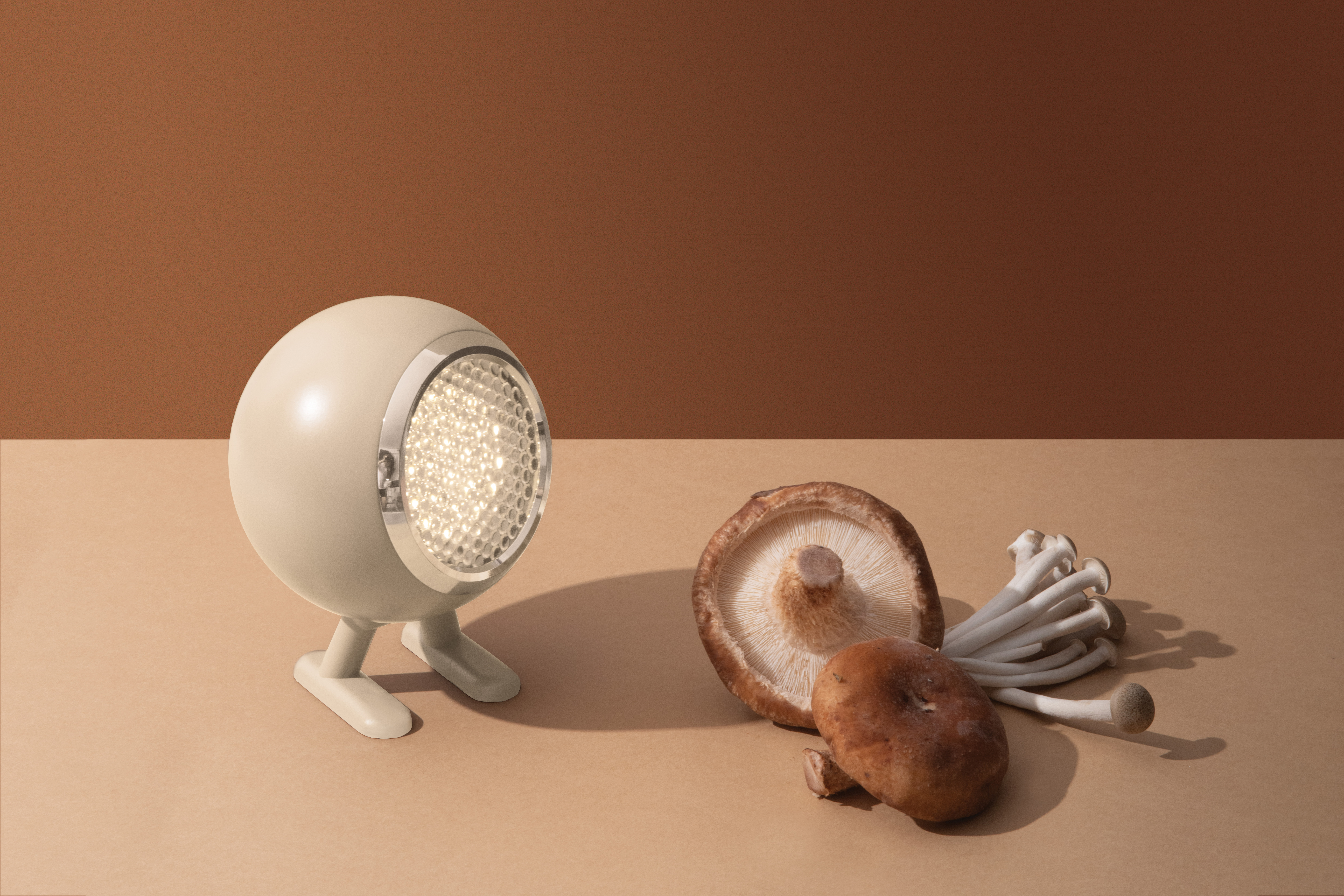 Norbitt 3.0 LED Lampe Mushroom Brown Norbitt 3.0 LED Lampe Mushroom Brown