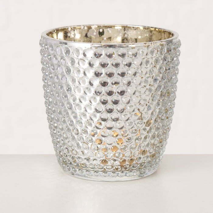 Windlicht Patty silber 9cm Variante 2