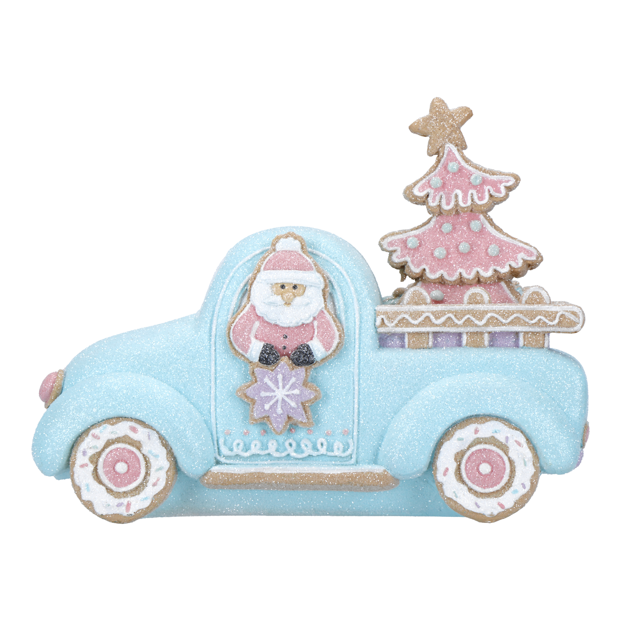 233551 Gingerbread Santa in Car